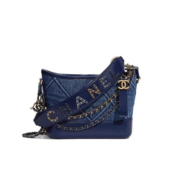 Chanel 2020 Gabrielle Hobo Denim Shoulder Bag ,20C… - 1