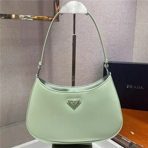 [프라다]Prada 2021 Women's Leather Hobo Shoulder … - 1