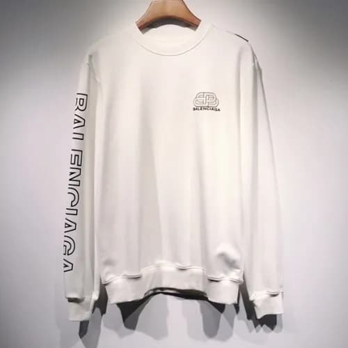 [발렌시아가]Balenciaga 2020 Mens Logo Crew-neck Cotton … - 1