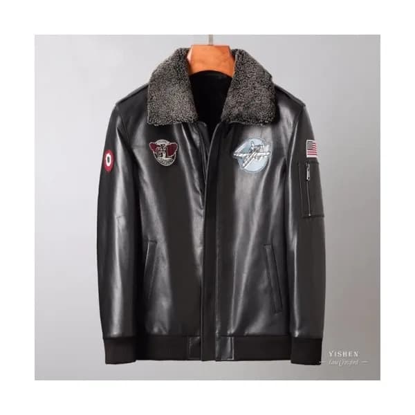 [발렌시아가]Balenciaga 2020 Mens Logo Casual Leather Ja… - 1