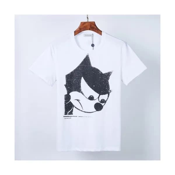 [매장판]Moncler 2021 Mens Logo Crew-neck Short Sleeve… - 1