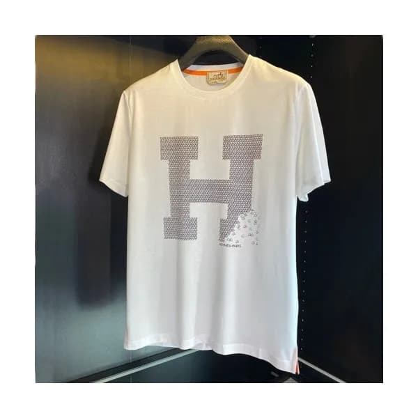 [에르메스]Hermes 2021 Mens Crew-neck Short Sleeved Tsh… - 1