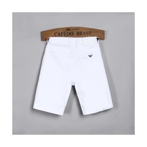 Armani Mens Casual Denim Half Pants White - 알마니 2… - 1