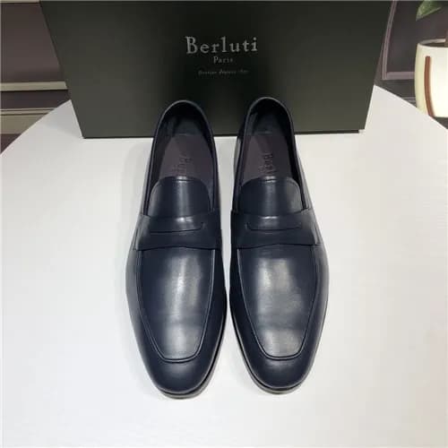 Berluti 2021 Men's Leather Oxford Shoes,BERTS0… - 1
