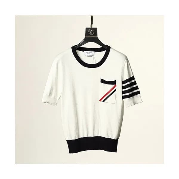 Thom Browne Womens Polo Tshirts - 톰브라운 여성 폴로 반팔티 -… - 1