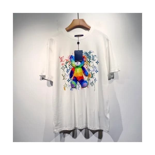 Louis vuitton Mm/Wm Logo Short Sleeved Tshirts Wh… - 1