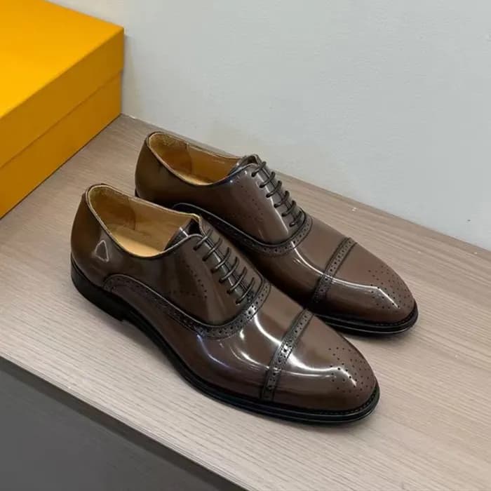 Louis Vuitton 2024 Mens Leather Oxford Shoes,LOUS2… - 1