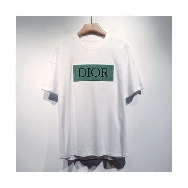 Dior Mm/Wm Casual Crew-neck Short Sleeved Tshirts… - 1