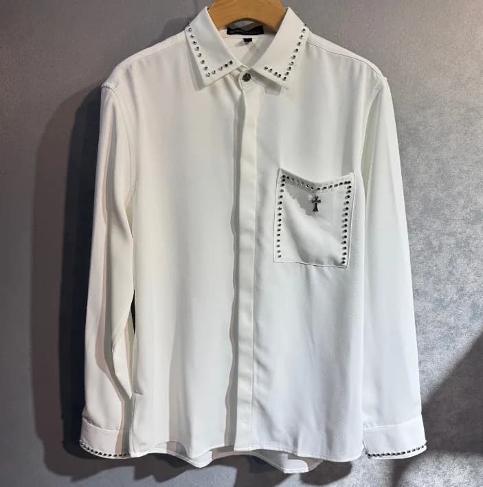 Chrome Hearts Mens Casual Tshirts - 크롬하츠 남성 캐쥬얼 셔츠… - 1