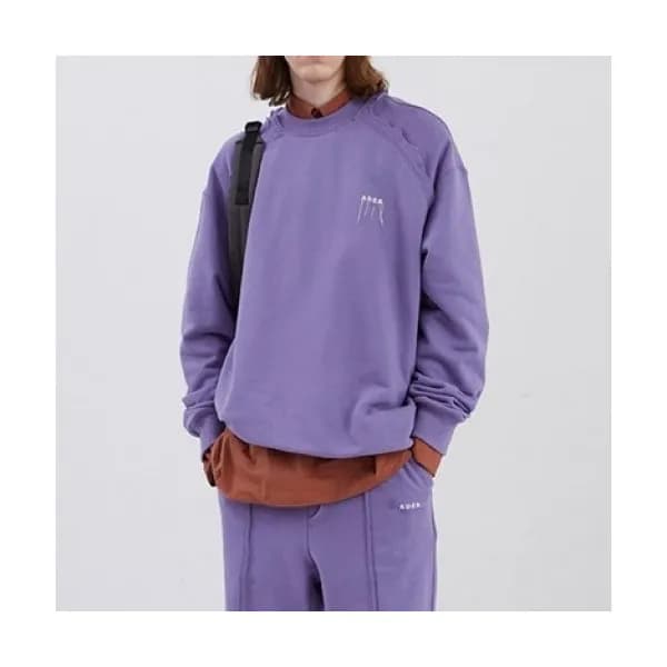 ADER Womens Minimal Cotton Tshirts Purple - ADER … - 1