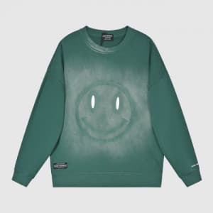 BAD MONDAY Mm/Wm Logo Oversize Cotton Thirts Gre…