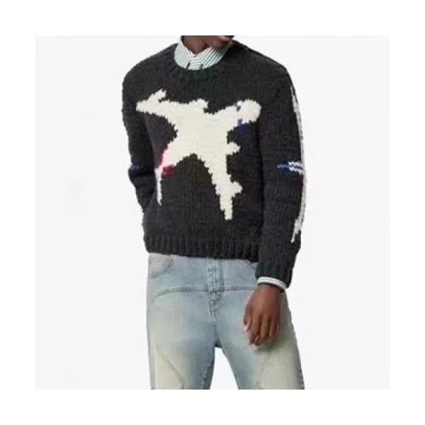 Louis vuitton Mens Casual Sweaters Black - 루이비통 2… - 1