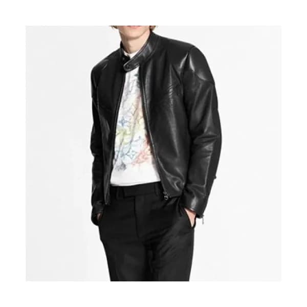 Louis vuitton Mens Logo Leather Jackets - 루이비통 20… - 1