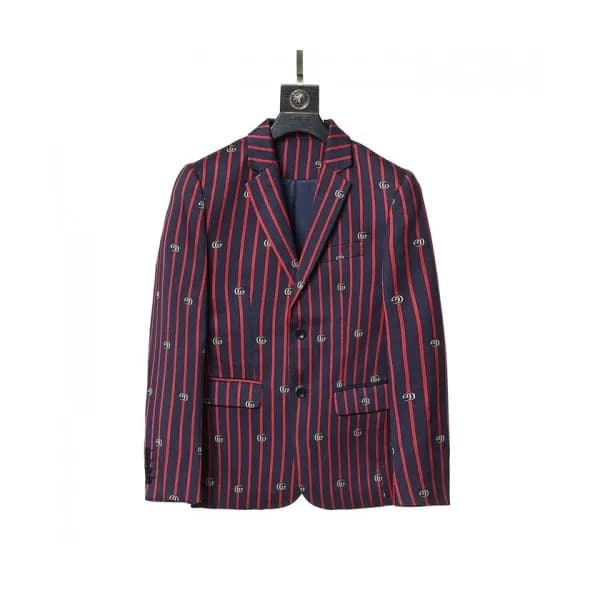 Gucci Mm/Wm Casual Logo Suit Jackets Navy - 구찌 20… - 1