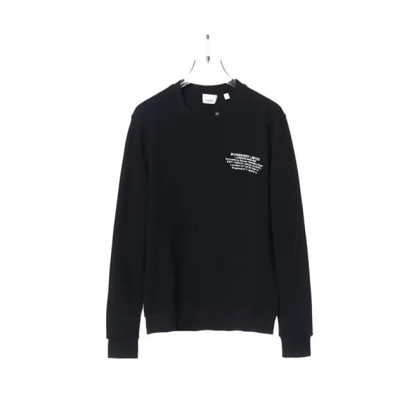 Burberry Mm/Wm Logo Casual Cotton Tshirts Black -… - 1