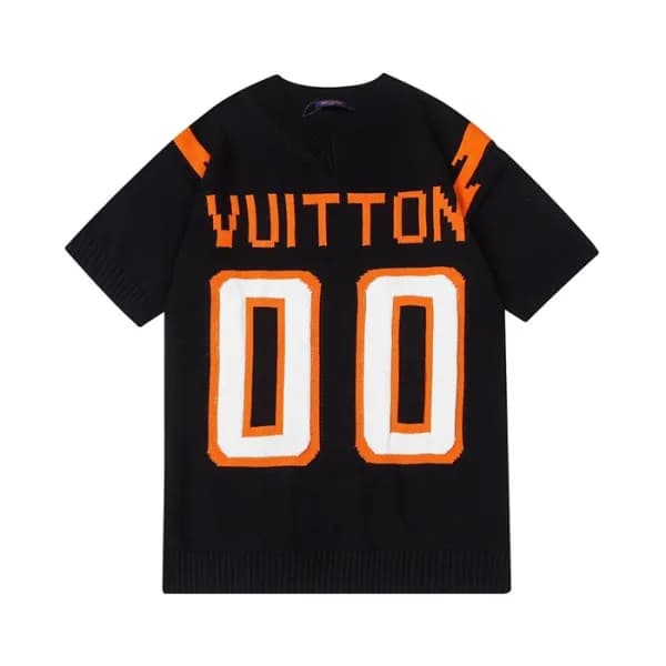 루이비통 남성 크루넥 블랙 반팔티 - Mens Black Tshirts - lou04000… - 1