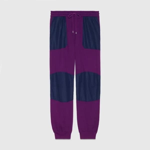 구찌 남성 캐쥬얼 퍼플 팬츠 - Mens Purple Pants - guc04647x - 1