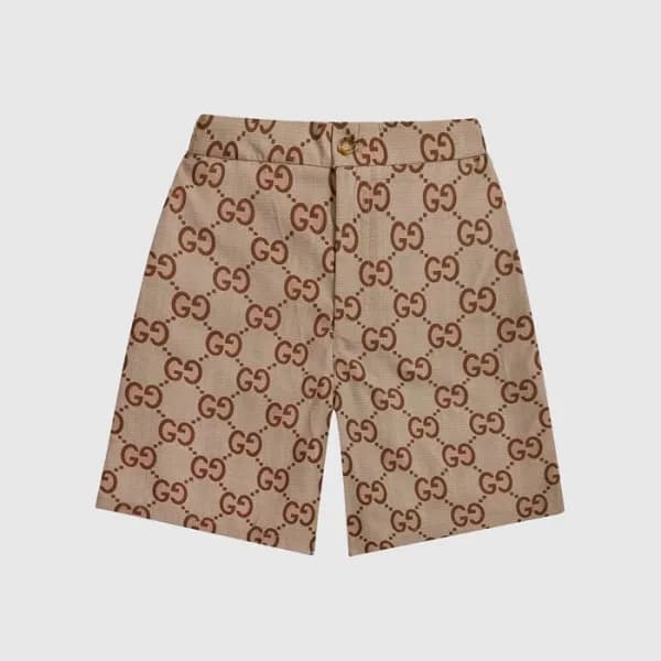 구찌 남성 캐쥬얼 카멜 반바지 - Mens Camel Half-pants - guc0467… - 1