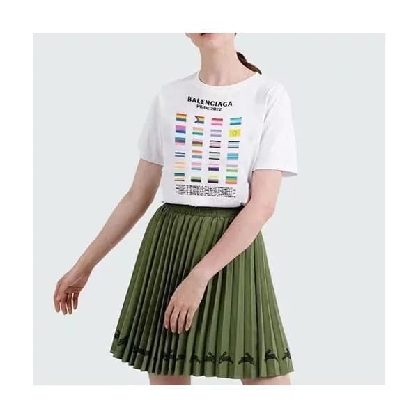 루이비통 남/녀 화이트 크루넥 반팔티 - Unisex White Tshirts - lou0… - 1