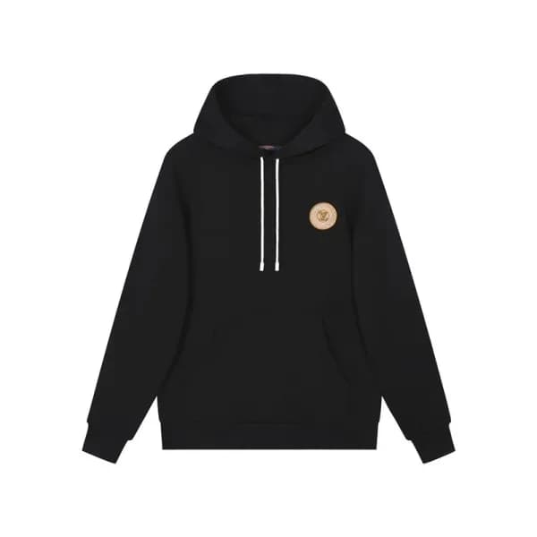 루이비통 남자 블랙 후드티 - Louis vuitton Mens Black Hoodie -… - 1