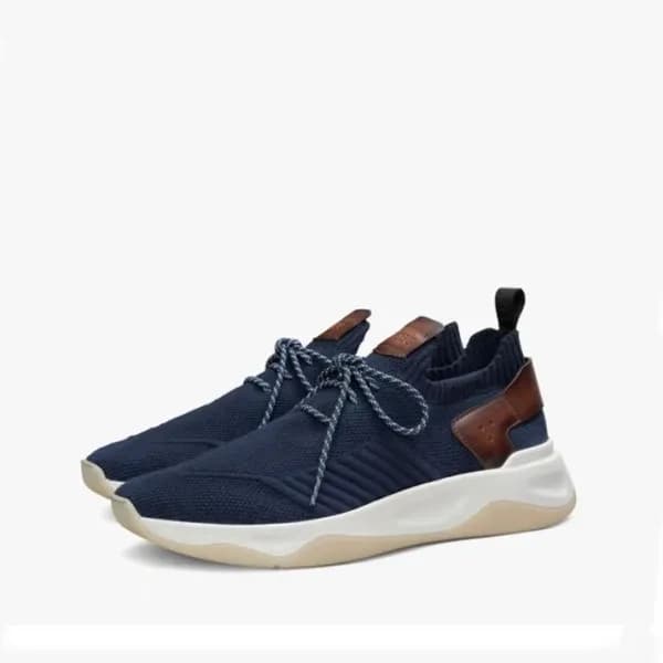 벨루티 남성 Shadou 네이비 스니커즈 - Berluti Mens Navy Sneaker… - 1