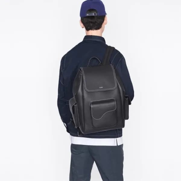 디올 남성 블랙 백팩 - Dior Mens Black Back Pack - di216x - 1