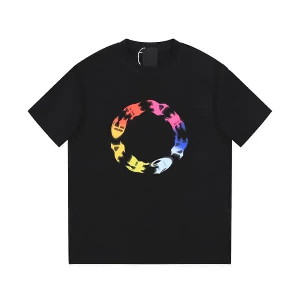 지방시 남성 크루넥 블랙 반팔티 - Givenchy Mens Black Short Slee… - 1