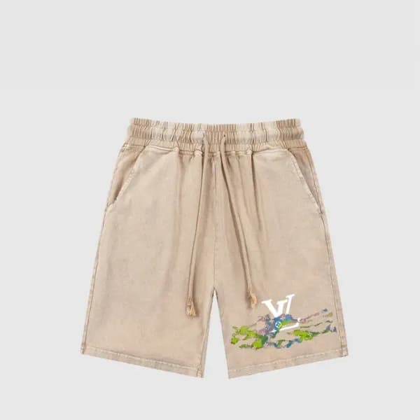 루이비통 남성 베이지 반바지 - Louis vuitton Mens Beige Half-pa… - 1