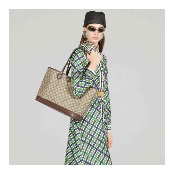 구찌 여성 브라운 오피디아 쇼퍼백 - Gucci Womens Brown Ophidia Ba… - 1
