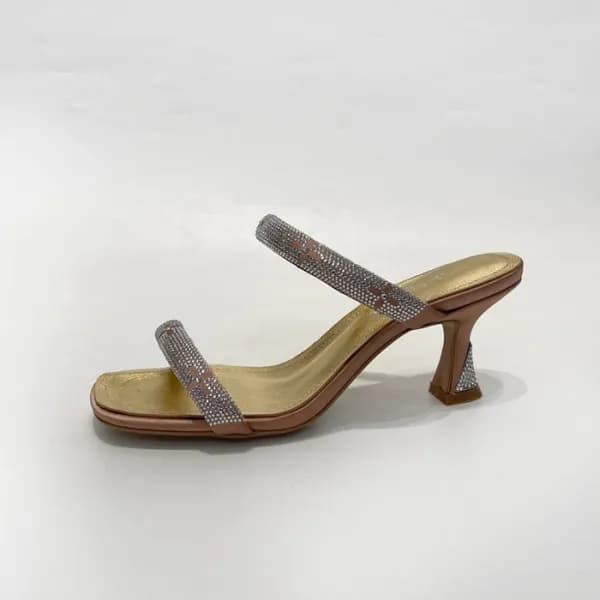 루이비통 여성 골드 하이힐 - Louis vuitton Womens Gold High-he… - 1