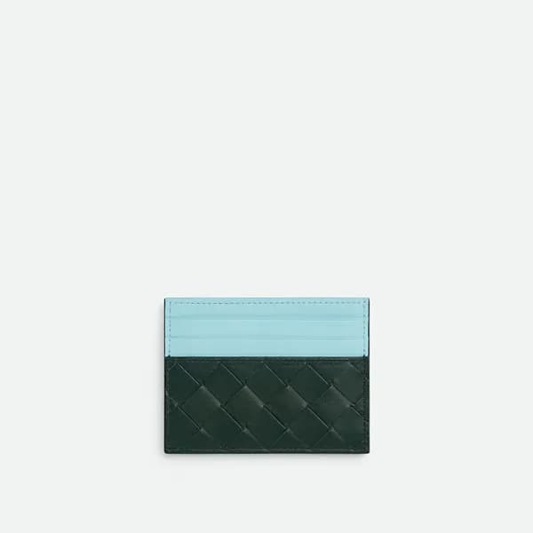 보테가베네타 남성 그레이 카드 지갑 - Bottega Veneta Mens Gray Car… - 1