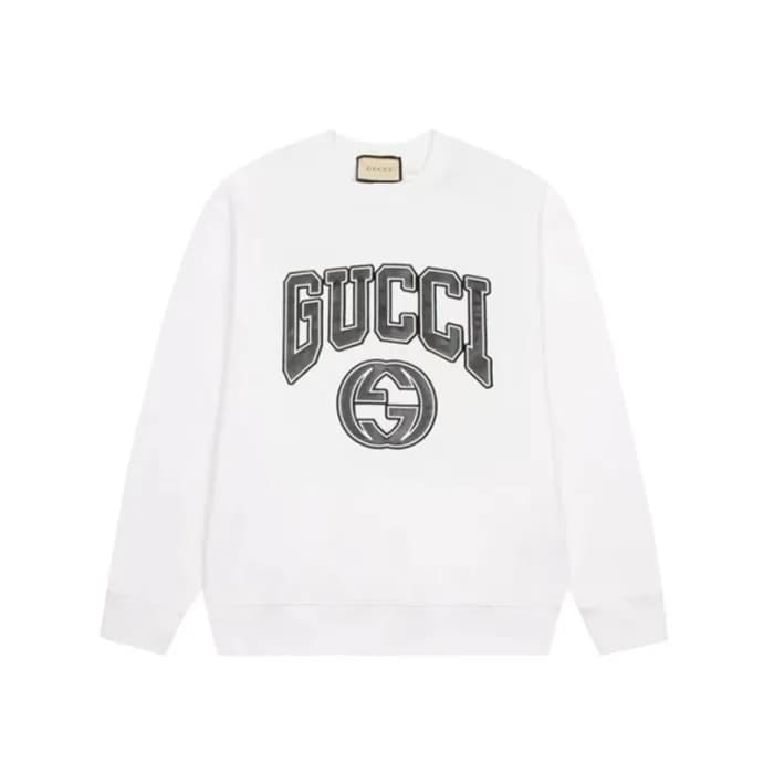 구찌 남성 베이직 화이트 맨투맨 - Gucci Mens White Tshirts - gu1… - 1
