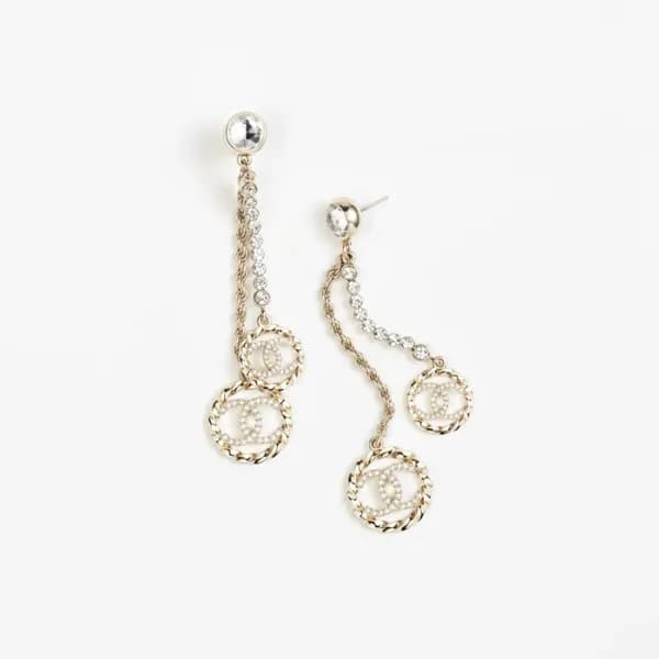 샤넬 여성 골드 이어링 - Chanel Womens Gold Earring - acc475… - 1