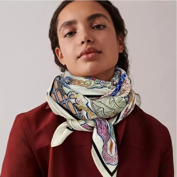 에르메스 여성 핑크 스카프 - Hermes Womens Pink Scarf - he542x - 1