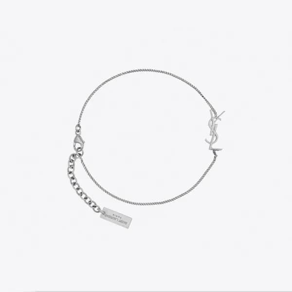 입생로랑 여성 골드 팔찌 - Saint Laurent Womens Gold Bangle -… - 1