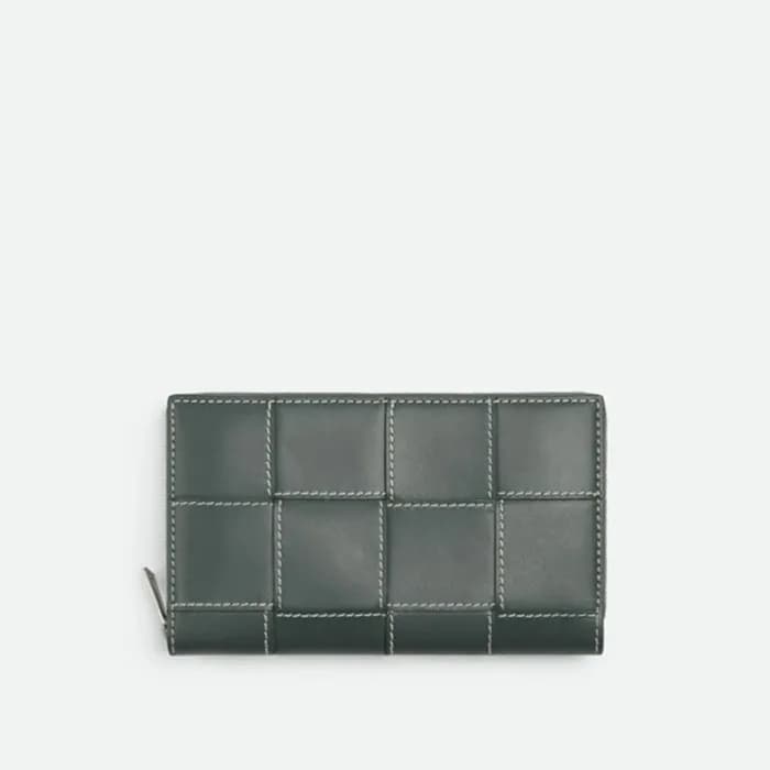 보테가베네타 남성 그레이 장지갑 - Bottega Veneta Mens Zippy Wall… - 1