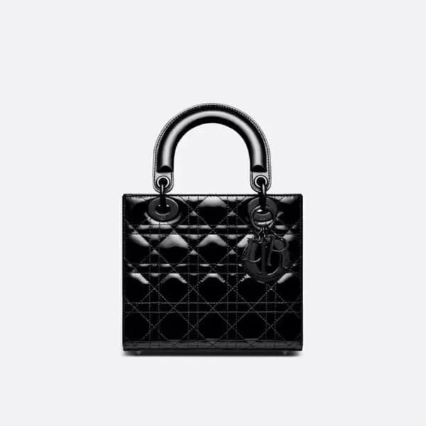 디올 여성 블랙 레이디 백 - Dior Womens Black Lady Bag - dib7… - 1