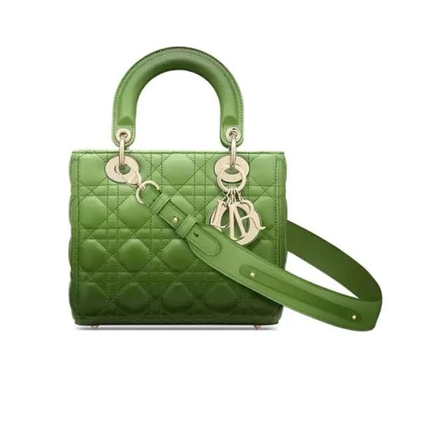 디올 여성 그린 레이디 백 - Dior Womens Green Lady Bag - dib7… - 1