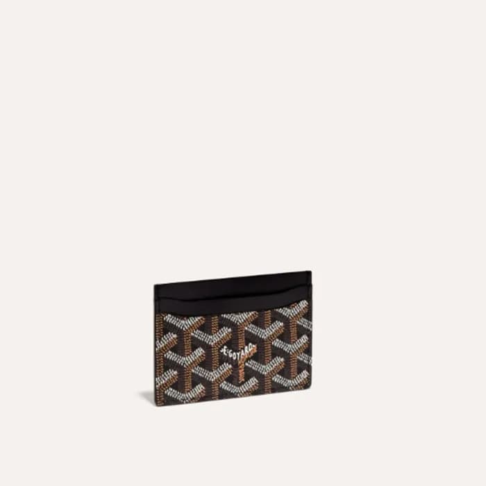 고야드 남/녀 블랙 생쉴피스 카드 홀더 - Goyard Unisex Saint Sulpic… - 1