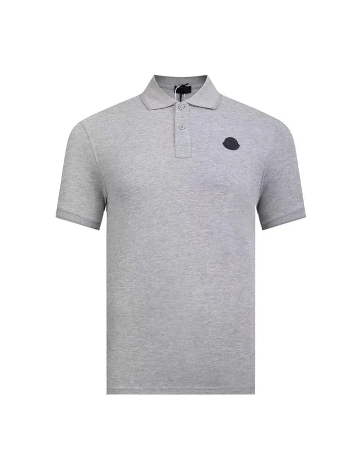 몽클레어 남성 그레이 폴로 반팔티 - Moncler Mens Gray Tshirts - m… - 1