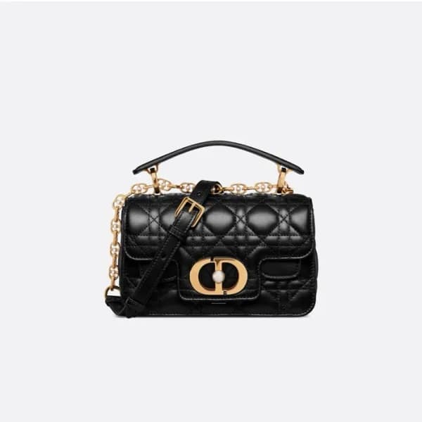 디올 여성 블랙 탑 핸들 졸리 백 - Dior Womens Jolie Bag - dib15… - 1