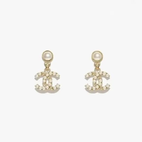 샤넬 여성 골드 이어링 - Chanel Womens Gold Earring - acc200… - 1