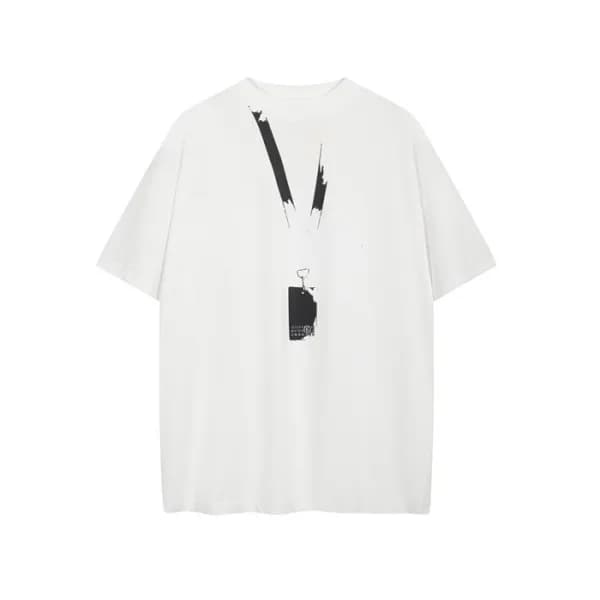 메종 마르지엘라 남성 라운드 반팔 티셔츠 - Maison Margiela Mens Roun… - 1