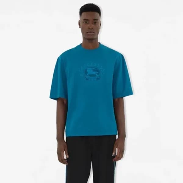 버버리 남성 반팔 티셔츠 - Burberry Mens Round Tshirt - buc27… - 1