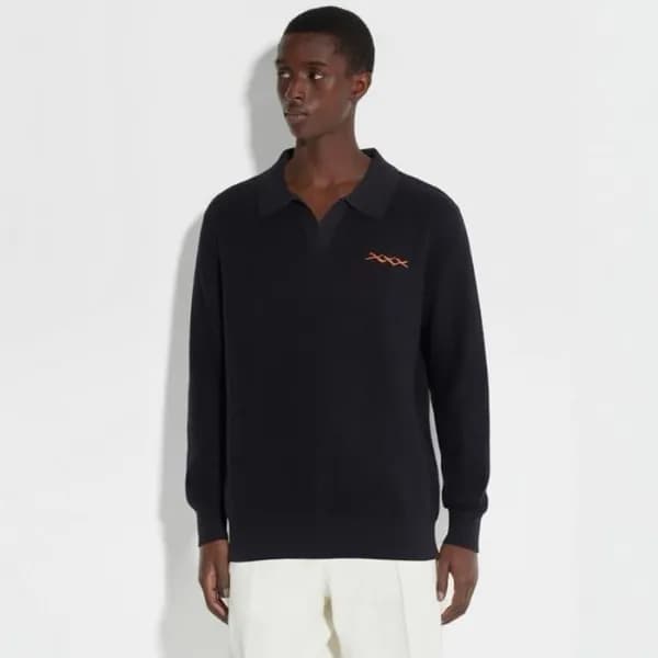 에르메네질도 제냐 남성 폴로 스웨터 - Ermenegildo Zegna Mens Polo … - 1