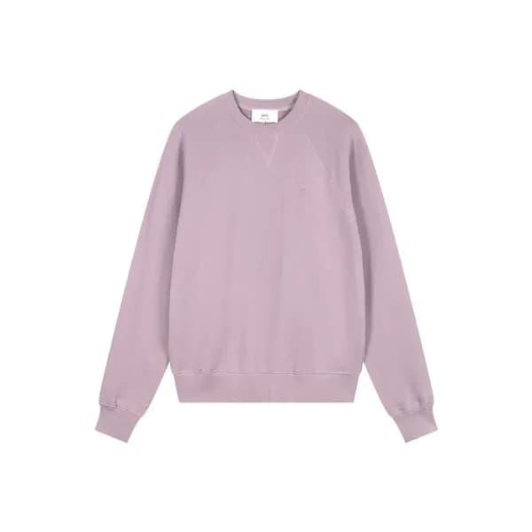 아미 남성 퍼플 맨투맨 - Ami Mens Purple Tshirt - amc3053x - 1