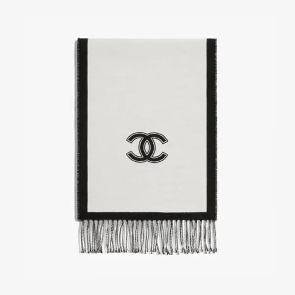 샤넬 여성 양면 머플러 - Chanel Womens Basic Muffler - acc23… - 1