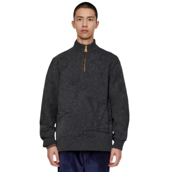루이비통 남성 집업 스웨터 - Louis vuitton Mens Zip-up Sweater… - 1