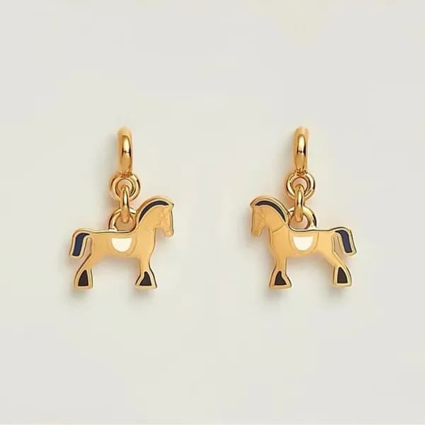 에르메스 여성 골드 이어링 - Hermes Womens Gold Earring - acc2… - 1