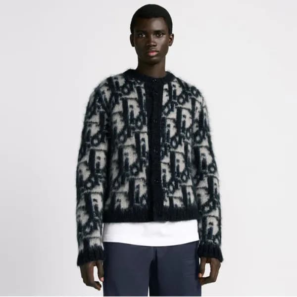 디올 남성 오블리크 가디건 - Dior Mens Oblique Cardigan - dic5…